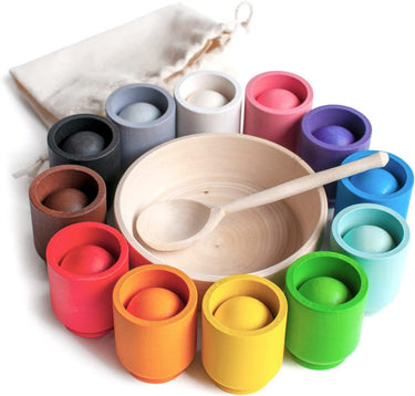 EcoToys ColorJoy | Développez la créativité et la motricité - Jeu de tri en bois coloré